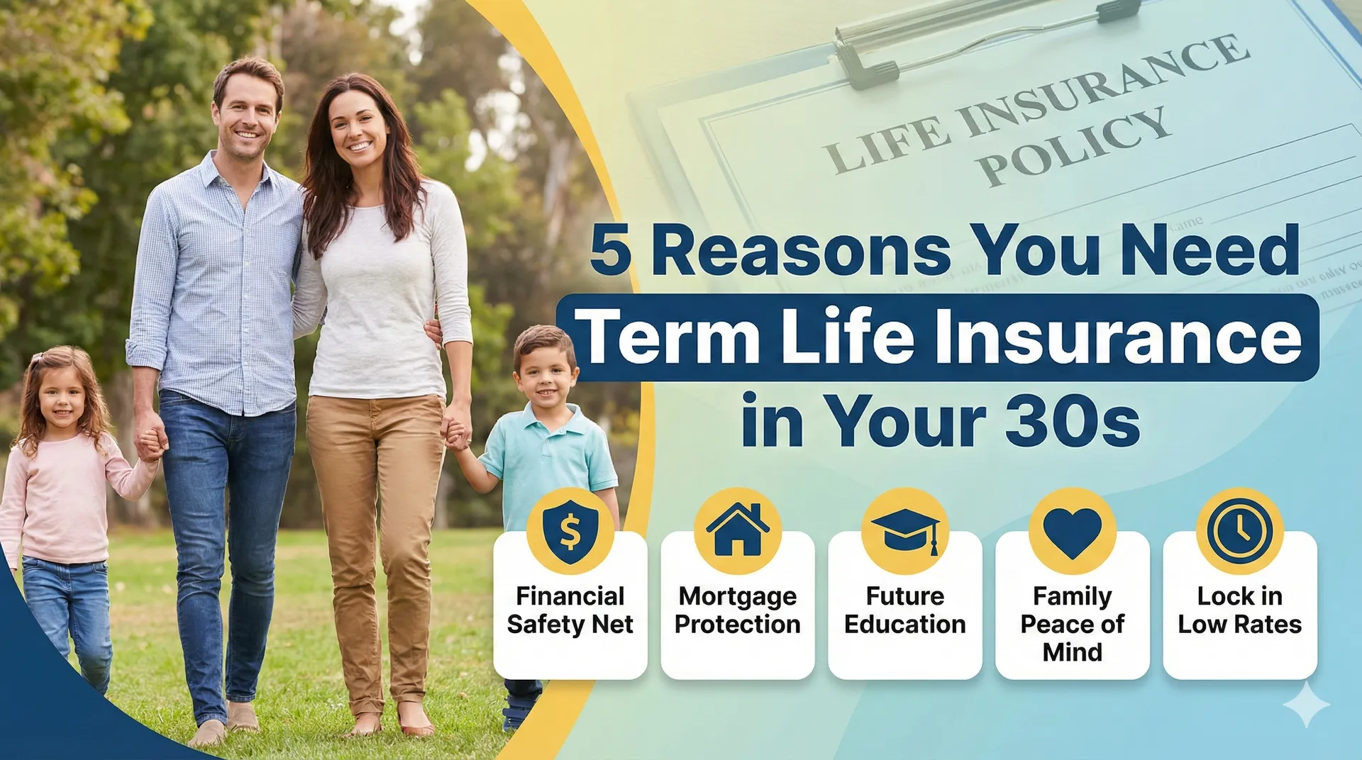 Featured image for 5 Reasons You Need Term Life Insurance in Your 30s